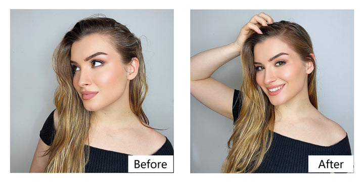 Lemooree Aplicador de fibras para el cabello + fibras para la construcción del cabello, 28 gramos, juego de bomba aplicadora en aerosol