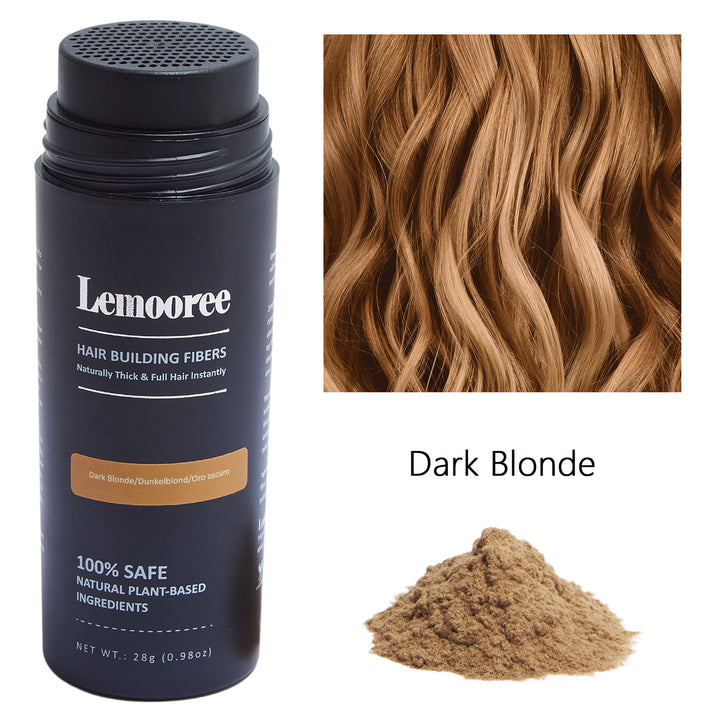 Lemooree Hair Building Fibers, Dark Blonde